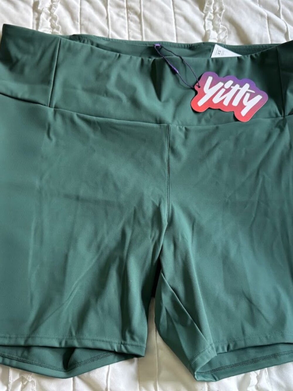 Yitty Ultralift Bootysculpt Shorts Plus Size 3X Go Getta Green